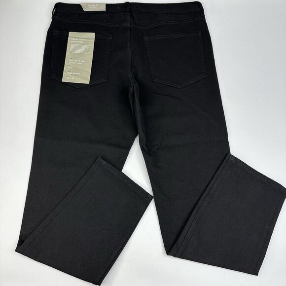 Everlane Uniform Men NWT Black The Slim 4-Way Stretch Jean W38-39/L32 - Picture 5 of 14